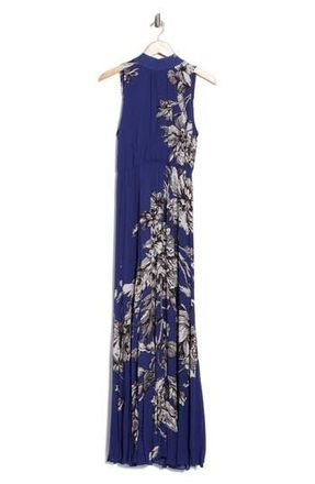 Alice & Olivia Dita Maxi Dress in Blooming Wild Indigo at Nordstrom Rack, Size 12
