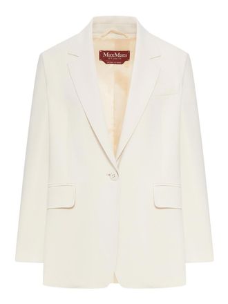 Max Mara Single-Breasted Cady Blazer
