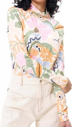 FRNCH Mod Floral Top In Multi