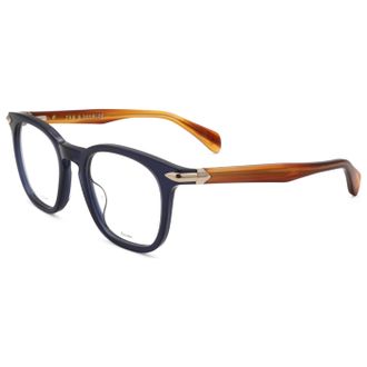 Rag & Bone Rag & Bone Unisex 50mm Blue Brown Opticals