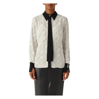 Elisabetta Franchi Mujer, Blusas y Camisas, Blanco, Talla: L