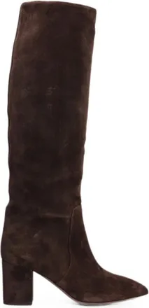 PARIS TEXAS Brown Suede High Boots