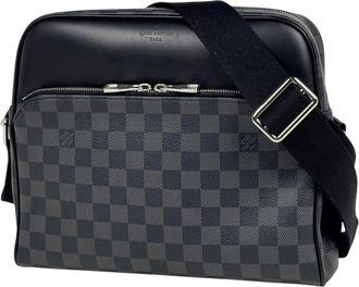 Louis Vuitton Damier Graphite Black Noir Damier Graphite Messenger Bag Shoulder Bag (Pre-Owned)