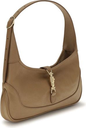 Gucci Womens Beige Goatskin Shoulder Bag