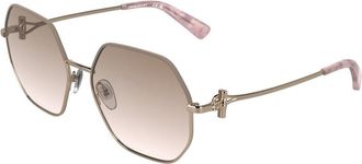 Longchamp LO191S 774 Womens Sunglasses Gold Size 58