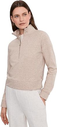 Travis Mathew Cloud 1/2 Zip Womens Sweater Heather Natural : 2XL, Cotton/Elastane/Polyester