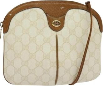 Gucci Pre-owned Plastic Crossbody Tas - Dames - Vintage Schoudertas - Wit - ONE Size - Vintage