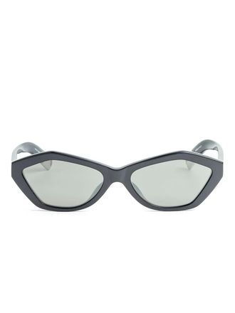 Jacquemus Bambino cat-eye frame sunglasses - unisex - Acetate - One Size - Black