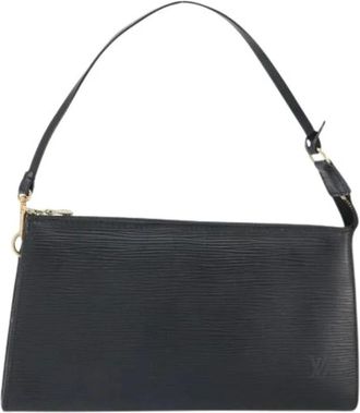 Louis Vuitton Pre-owned Shoulder Bags, female, Black, Size: ONE SIZE Pre-owned Vintage Shoulder Bag