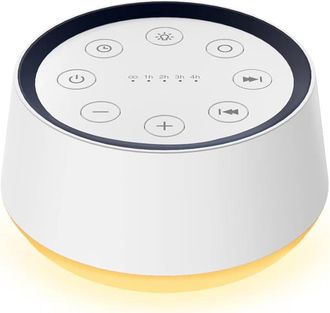 OEM M&aacute;quina De Sonido Brown Noise - 30 Sonidos - Luz Nocturna De 12 Colores - 36 Niveles De Volumen - 5 Temporizadores - Funci&oacute;n Memoria - Uso Dom&eacute;stico Y