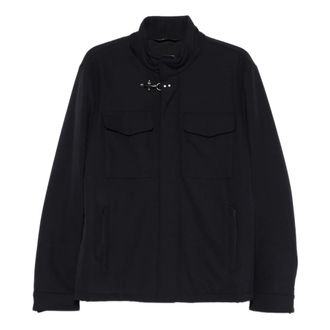 Fay Short Field Jacket - Heren - Zomerjassen - Zwart - L - Polyester - Jassen