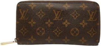 Louis Vuitton Pre-owned Wallets, female, Brown, Size: ONE SIZE Pre-owned Plastic Wallet