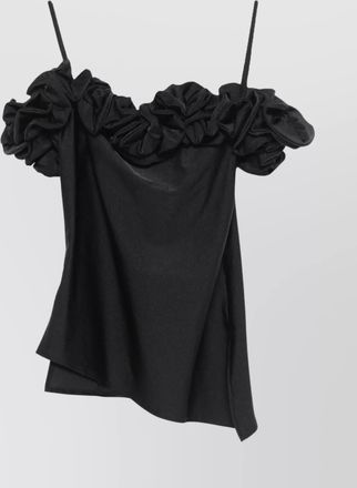 Coperni asymmetric off-shoulder blouse