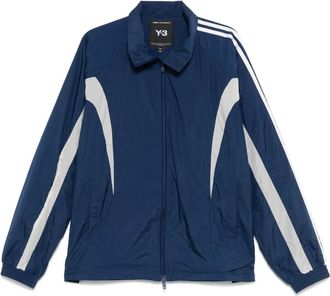 Yohji Yamamoto Giacca con dettaglio a 3 righe - Blu
