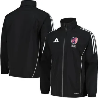 adidas Mens adidas Black St. Louis City SC Tiro 24 Full-Zip Hoodie Rain Jacket at Nordstrom, Size Small