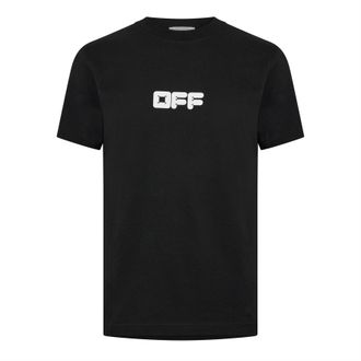 Off-white Mens Off White Slim Fit T Shirt in Black - Size Medium