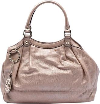 Gucci Pre-owned Sukey Tote - Dames - Vintage Handtas - Roze - ONE Size - Leer - Vintage
