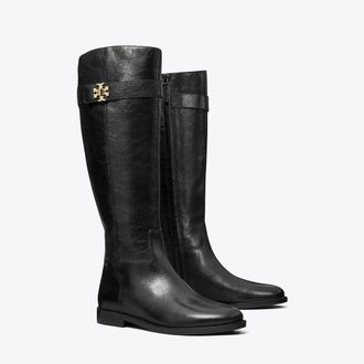 Tory Burch Womens Turnlock Riding Boot, size 3.5