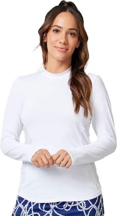 Sofibella UV Colors Staples Womens Long Sleeve Tennis Shirt in White at Nordstrom, Size X-Large