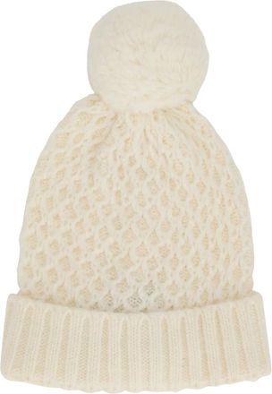 Moorer Gebreide muts - Dames - Hoeden - Wit - ONE Size - Accessoires
