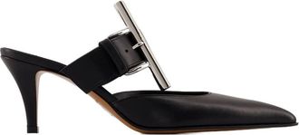 Alexander McQueen Francisco Pumps - Dames - Muiltjes - Zwart - 37 EU - Leer - Schoenen