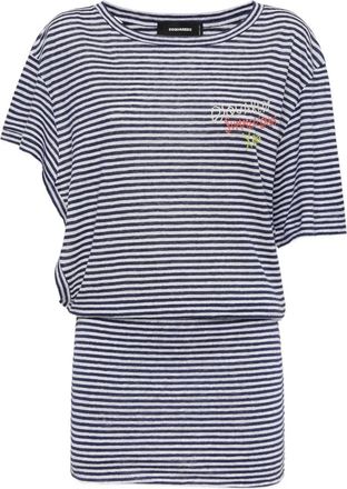 Dsquared2 Abito corto in lino - Blu