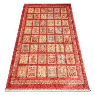 RugsX Alfombra Heriz A0985a Oriental, Estructura Burdeos - Hilo De Bamb&uacute;, Exclusiva, Elegante Red 200x290 Cm