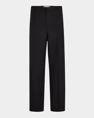 Saint Laurent Men & apos;s Wool Gabardine Pants