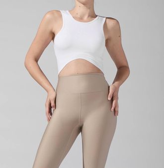 Heroine Sport Curve Rib Tank In White