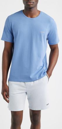 BOSS Mix Match Stretch Cotton Pajama T-Shirt in Light/Pastel Blue at Nordstrom, Size Xx-Large