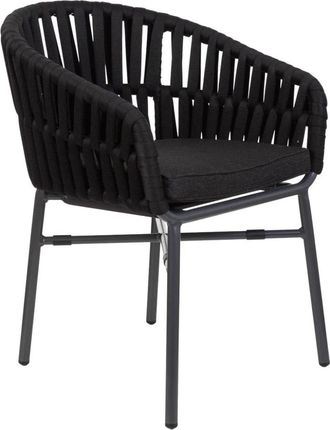 Wanderlust Deco Silla de aluminio con cuerda 58 x 61 x 77h cm