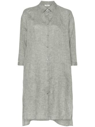 PESERICO Blouse met kralendetail - Groen