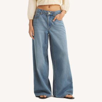 Nautica Womens Wide Leg Jean