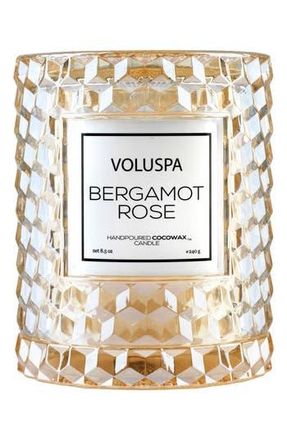 Voluspa Roses Icon Cloche Cover Candle in Bergamot Rose at Nordstrom Rack, Size 8.5 Oz