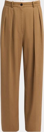 The Row Igor Double-Pleated Wide-Leg Pants