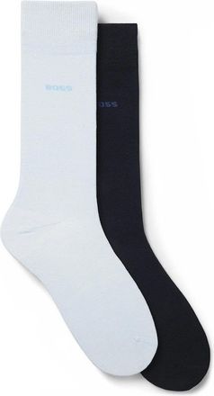 HUGO BOSS Mens BOSS Black 2P RS Uni CC Socks 533 Light/Pastel Purple - White - Size: 16/14.5/8/15/8.5/15.5/9/13/13.5/14/6.5/7/7.5/11.5/5/12/5.5/12.5/6/3.5/3/10