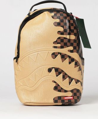 Sprayground Zaino Henny Melt in cotone spalmato con stampa a scacchi e logo