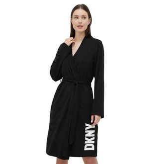 DKNY Dkny, Dames, Nachtkleding & Lounge, Zwart, Maat: XL Katoen