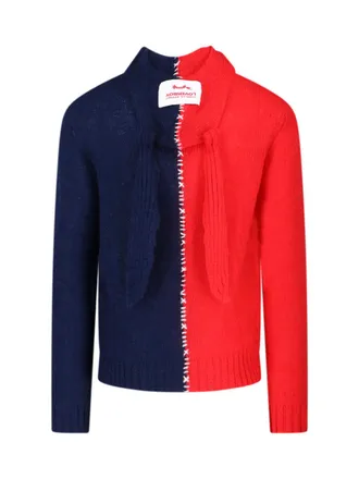 Charles Jeffrey Loverboy Mens Sweaters Red Extrafine Lambswool
