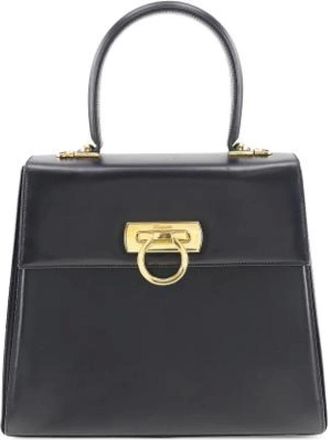 Ferragamo Pre-owned Handbags, female, Blue, Size: ONE SIZE Pre-owned Handbag