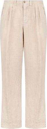 Boglioli Pantaloni in lino con pieghe - Toni neutri