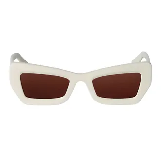 Off-white OERI137AURORA0164 Square Full-Rim Sunglasses - White