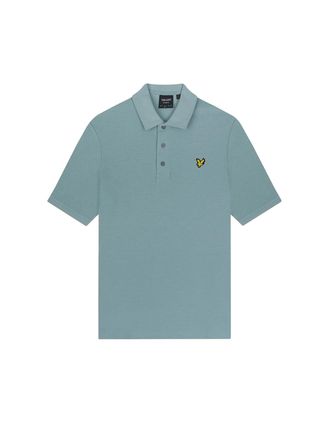 Lyle & Scott Mens Lyle & Scott Slate Blue Milano Polo Shirt - Size: 38