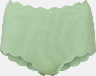 Marysia Swim Santa Monica scalloped bikini bottoms