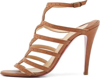 Christian Louboutin 120mm strappy sandals - Neutrals