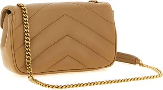 Saint Laurent Loulou Shoulder Bag - Camel