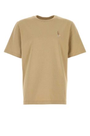 Maison Kitsun&eacute; Beige Cotton T Shirt