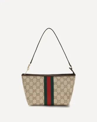Gucci Pouch piccola con cinturino e Web Woman UNI