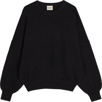 Khaite Wolfe Melange Cashmere Sweatshirt - Black - XS (UK6 / XS)