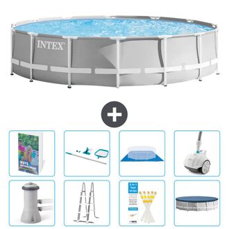 Intex Piscina Prism Frame Redonda - 427x107 Cm - 9-piezas S605